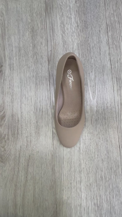 Forever Songful Close Toe Block Heel