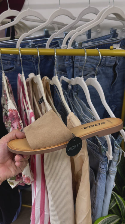 Soda Event Wide Fit Sandal