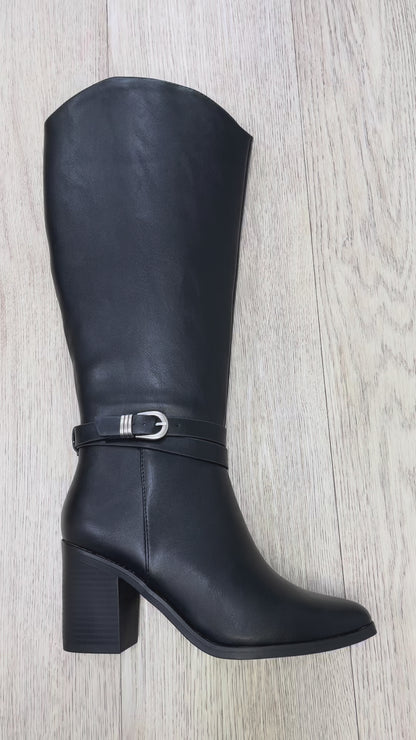 Soda Amelia Knee High Pointed Toe Boot