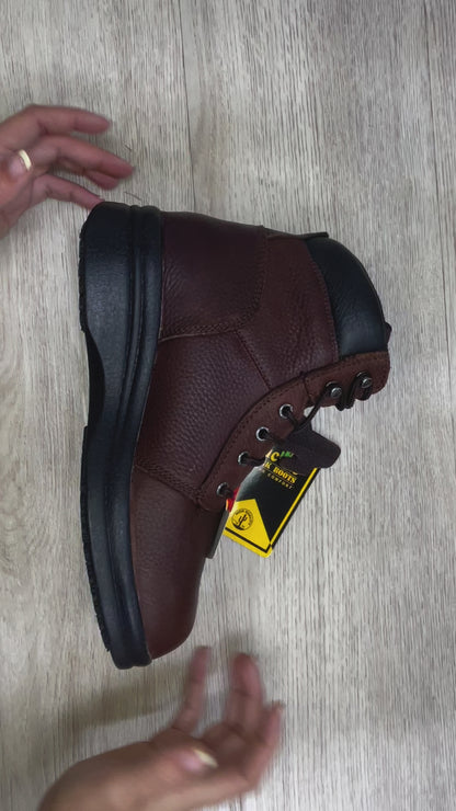 Cactus 6600 Slip Resistant Brown Men Boot