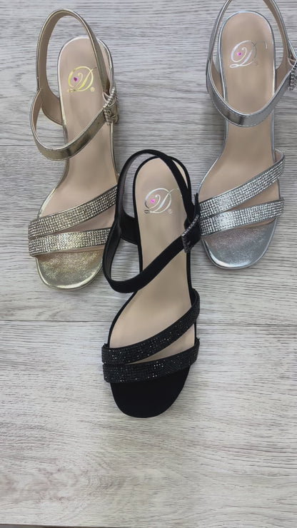 Delicious Merlot Rhinestone Platform Heel