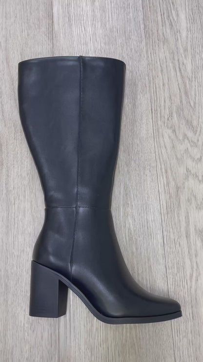 Soda Talk Wide Fit Knee High Pointed Toe Boot