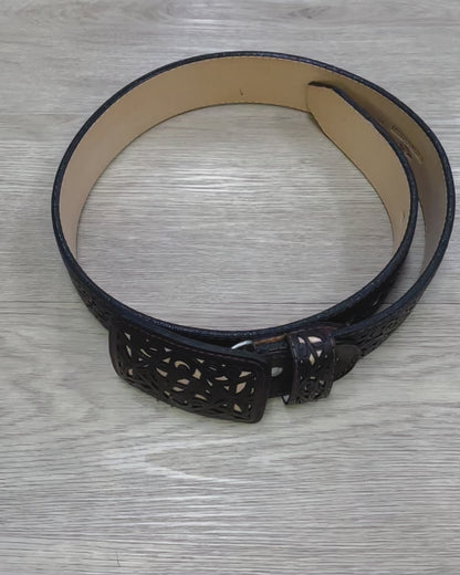Arles CB Azteca Men Leather Belt