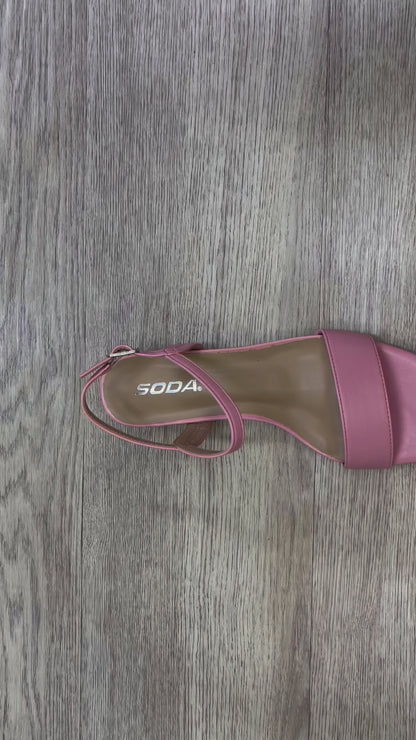 Soda Episode Short Block Heel