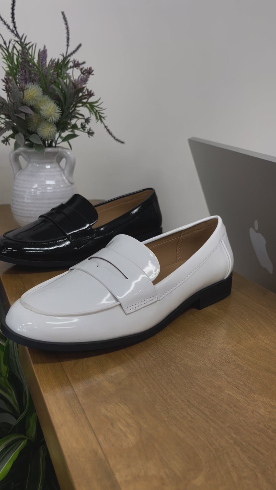 Soda Snack Patent Loafer Flats – Castaneda Shoes