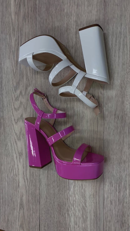 Delicious Icing Platform Heel