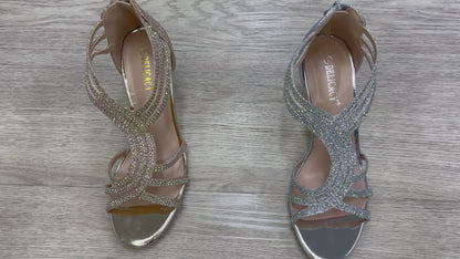 Delicacy Perform-65 Glitter Rhinestone Heel