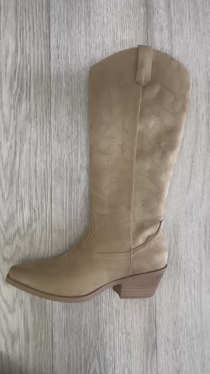 Soda Zahara High Western Boot