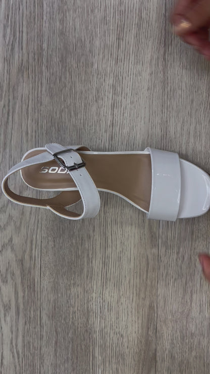 Soda Macey Block Platform Heel