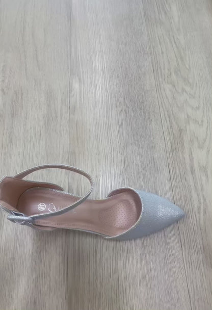 Forever Nataly Pointed Toe Low Block Heel