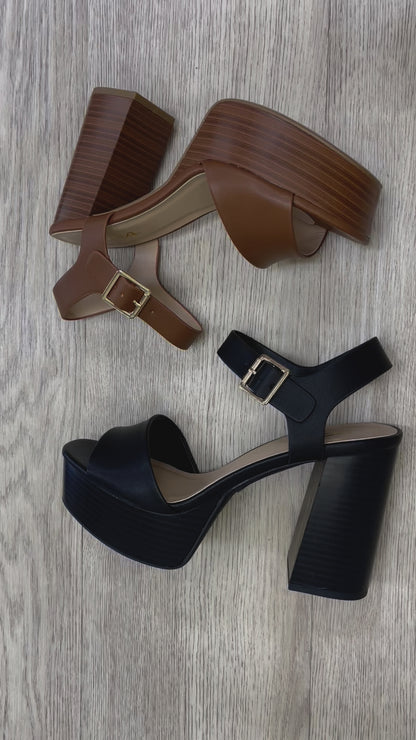 Soda Options Block Platform Heel