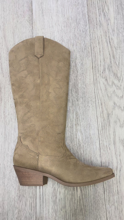 Soda Zahara High Western Boot