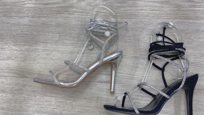 Forever Lace-Up Stiletto Heel