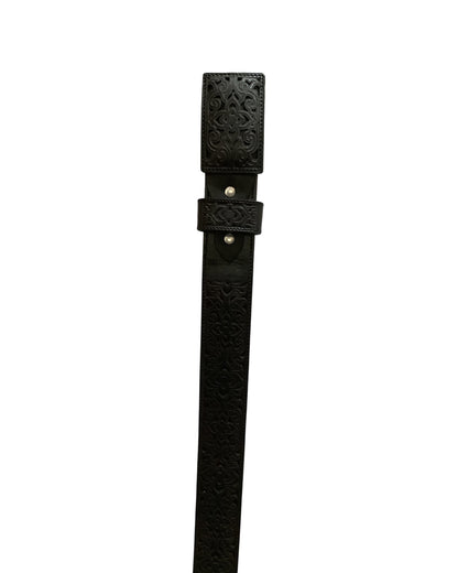 Chaparral Quemado Navajeado Cuatro Puntas Belt