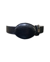 Load image into Gallery viewer, Arles 013 Armadillo Print Leather Belt
