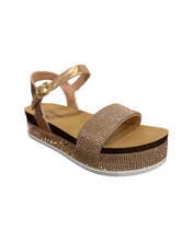 Load image into Gallery viewer, Forever Lajolla-86 Platform Rhinestone Sandals
