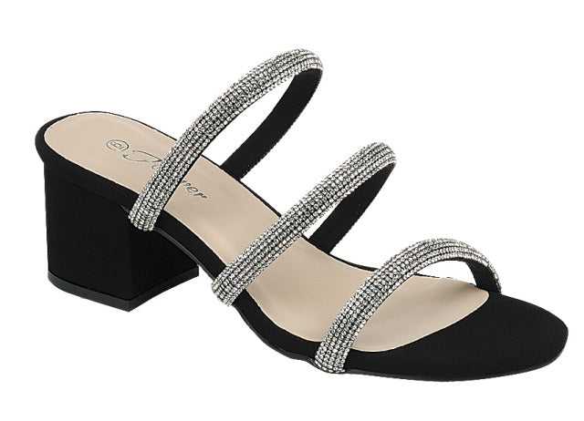 Forever Nataly-35 Rhinestone Strapless Heel