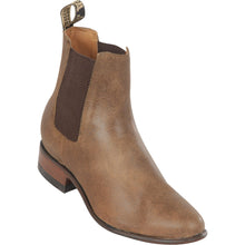 Load image into Gallery viewer, Quincy Boots Broken Brown Leather Botin Charro
