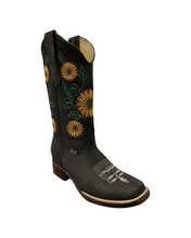 Load image into Gallery viewer, Chaparral Girasoles Women Black Boot
