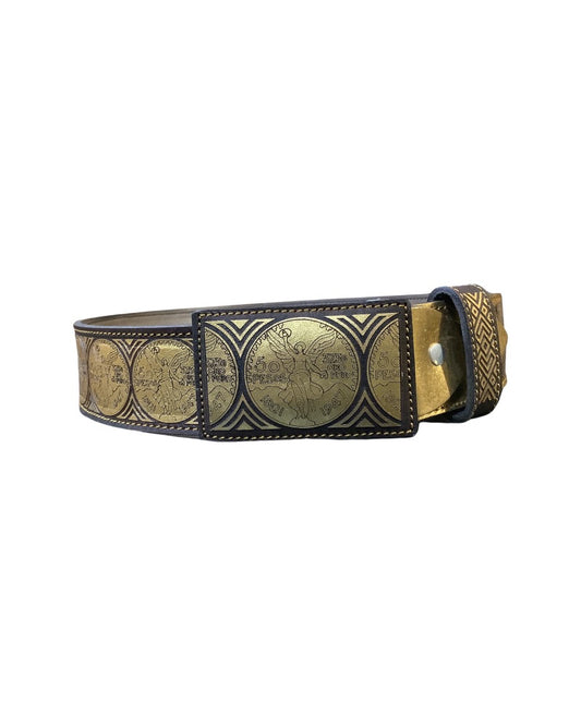 Chaparral Quemado Pintado Centenario Oro Belt