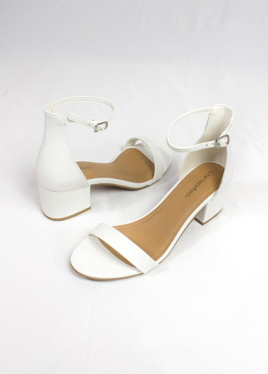 Cityclassified Weekend Ankle Strap Block Heel